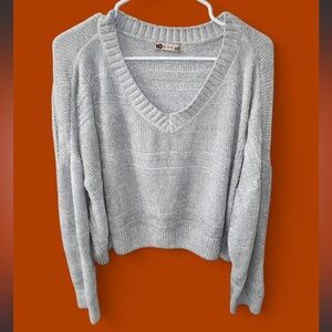 *winter clearance* SO White Super Soft V-Neck Sweater